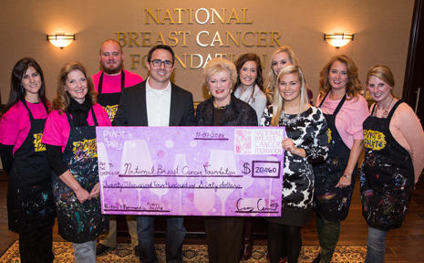 Painting It Forward with National Breast Cancer Foundation