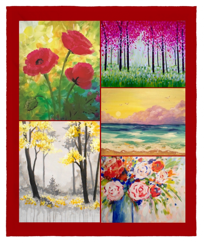 Sip and Paint Classes - Pinot's Palette Chesterfield